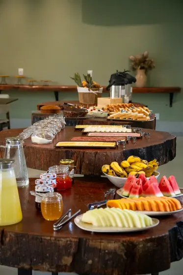 Ambiente do buffet de café da manhã